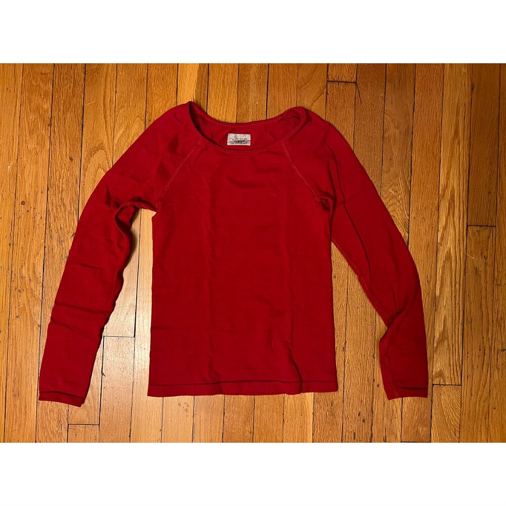 Athleta Longsleeve, Cranberry Red, XS